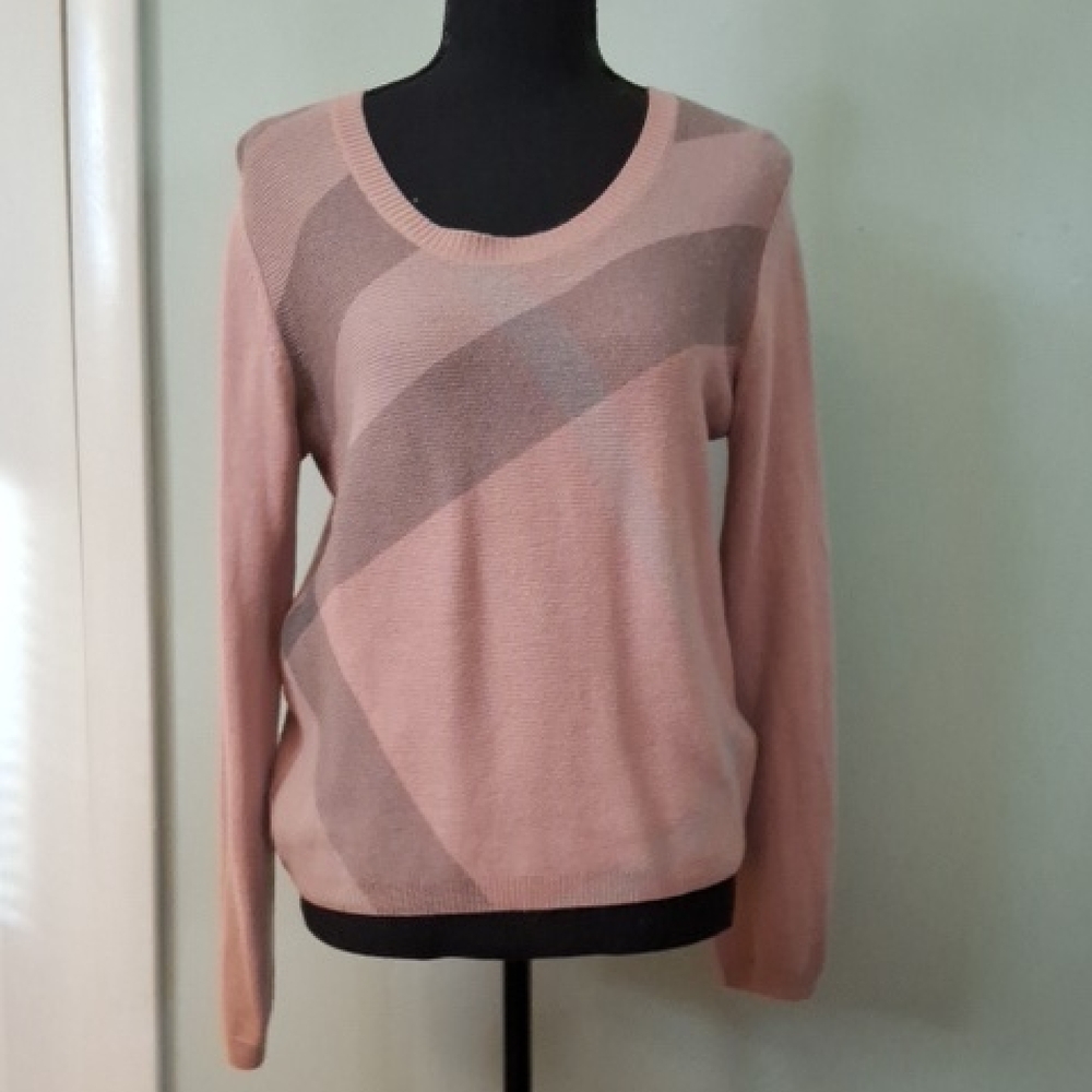 Burberry Brit merino wool scoop neck sweater 